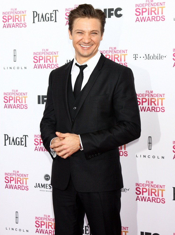 Jeremy Renner;<br>2013 Film Independent Spirit Awards - Arrivals