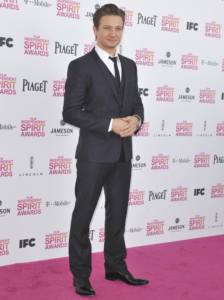 Jeremy Renner;<br>2013 Film Independent Spirit Awards - Arrivals
