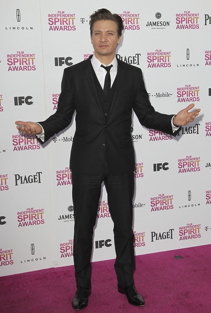 Jeremy Renner;<br>2013 Film Independent Spirit Awards - Arrivals