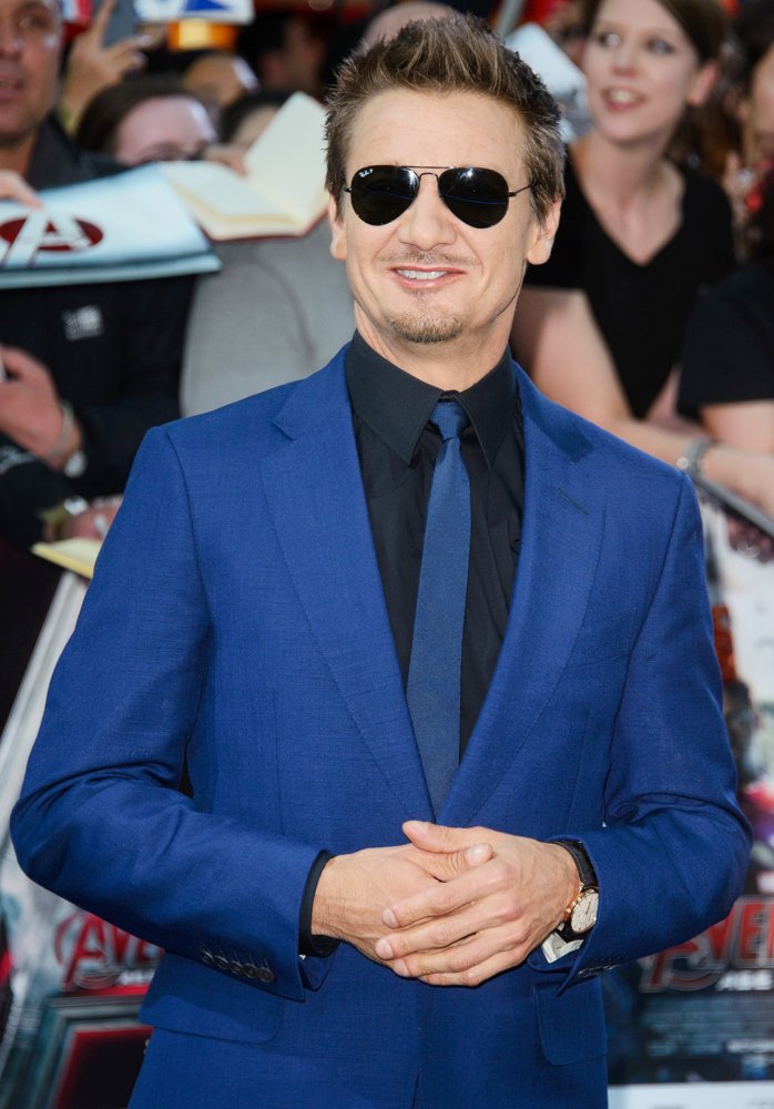 Jeremy Renner;<br>UK Film Premiere of Avengers: Age of Ultron - Red Carpet Arrivals