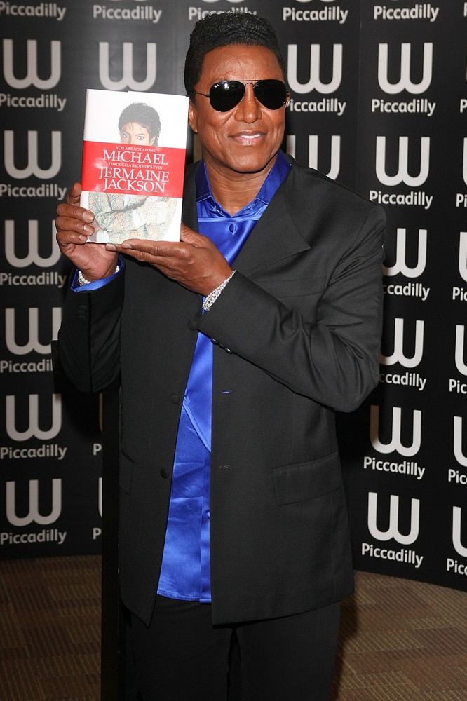 Jermaine Jackson;<br>Jermaine Jackson Promoting and Signing Copies of His Book