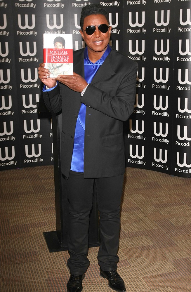 Jermaine Jackson;<br>Jermaine Jackson Promoting and Signing Copies of His Book