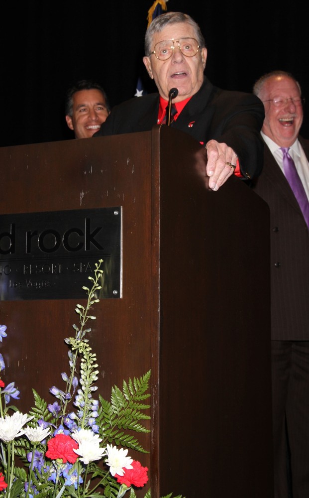 Jerry Lewis;<br>Jerry Lewis Is Awarded The Nevada Broadcasters Association Livetime Achievement Award