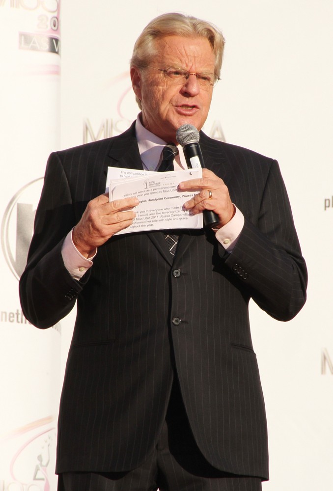 Jerry Springer;<br>2012 Miss USA Official Welcome Event