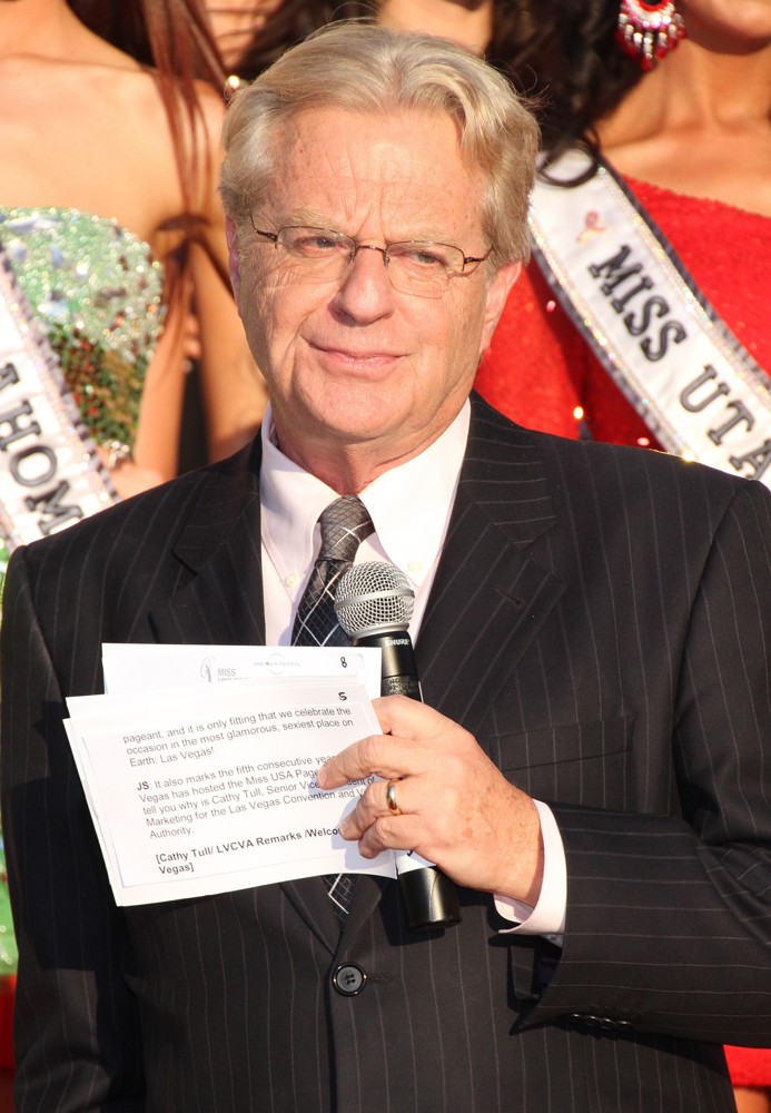 Jerry Springer;<br>2012 Miss USA Official Welcome Event