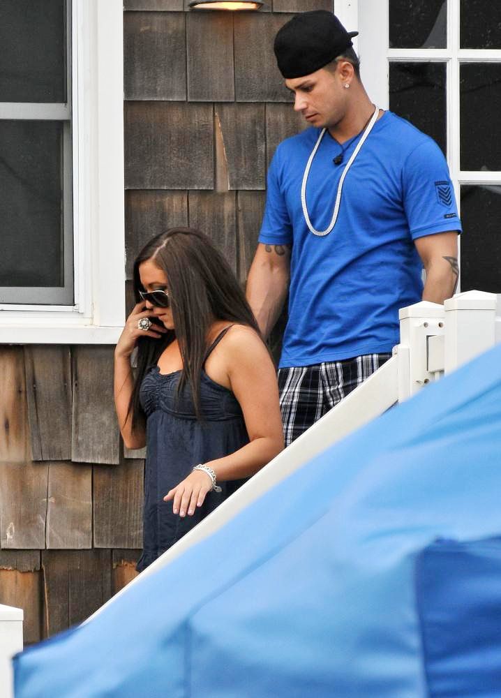 Sammi Giancola;DJ Pauly D;<br>The Cast of Jersey Shore Returns to Seaside Heights After Filming in Florence, Italy