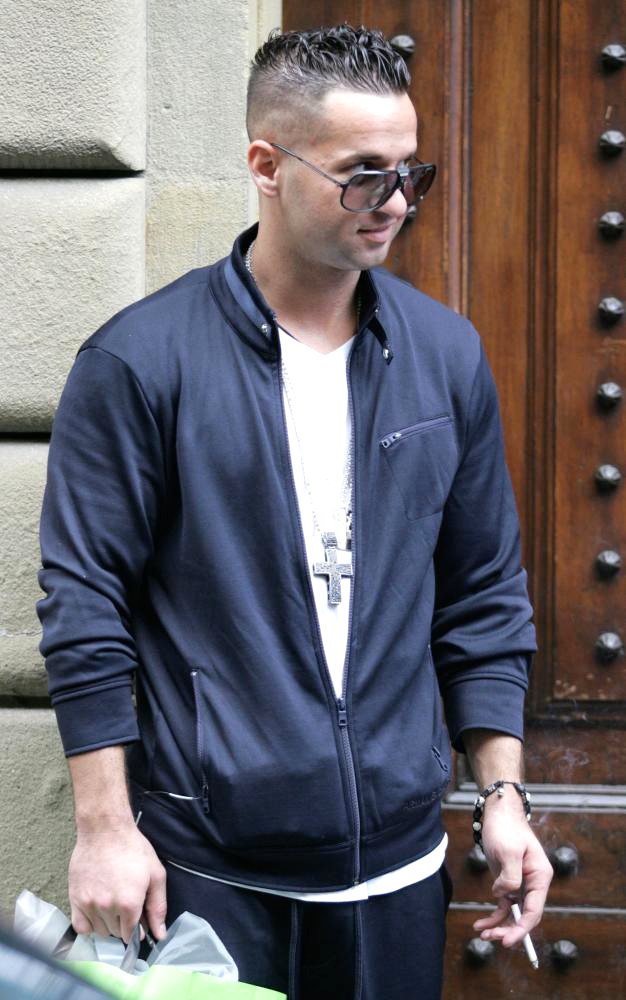 The Situation;<br>Casts Shopping in Florence While Flming The Reality Show 'Jersey Shore'