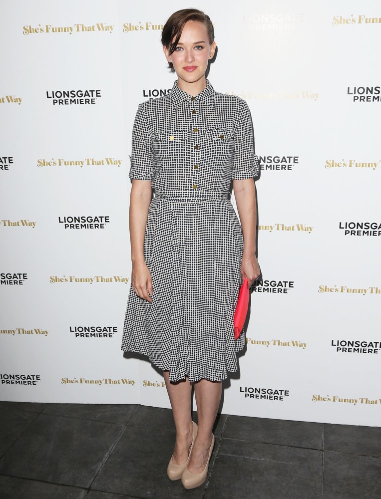 Jess Weixler;<br>Los Angeles Premiere of She's Funny That Way - Red Carpet Arrivals
