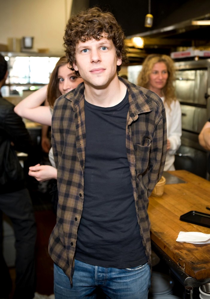 Jesse Eisenberg;<br>Jesse Eisenberg and Aziz Ansari Serve Pizza to Promote 30 Minutes or Less
