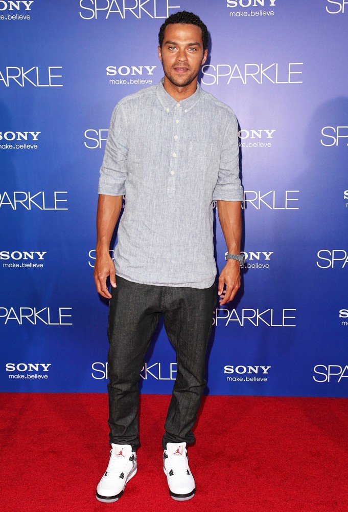 Jesse Williams;<br>The Los Angeles Premiere of Sparkle - Inside Arrivals