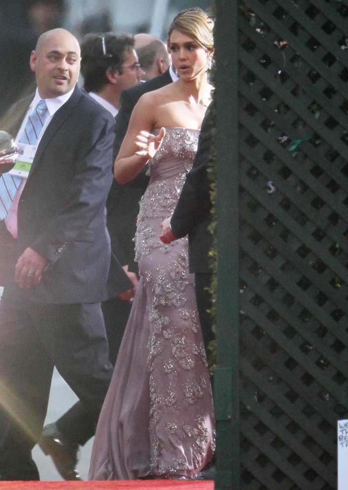 Jessica Alba;<br>The 69th Annual Golden Globe Awards - Arrivals