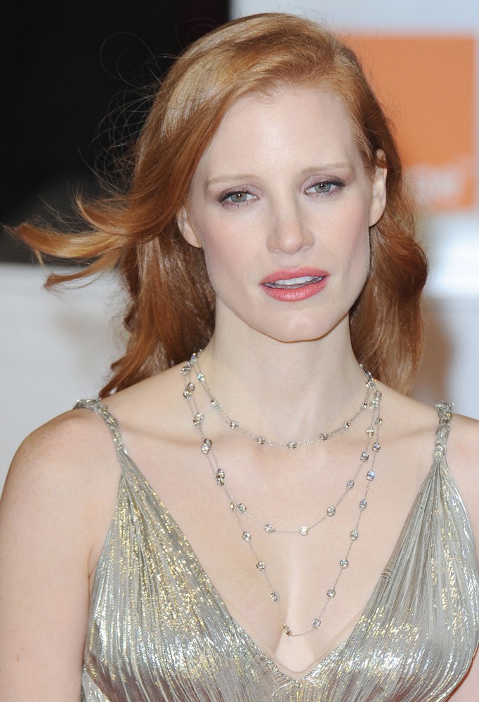 Jessica Chastain;<br>Orange British Academy Film Awards 2012 - Arrivals