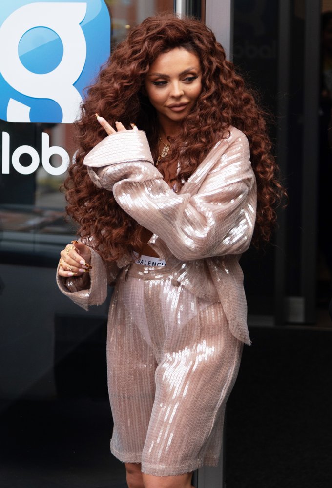 Jesy Nelson Seen Leaving Global Studios