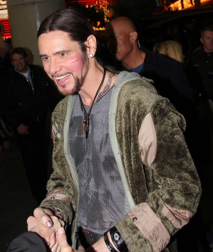 Jim Carrey;<br>On The Film Set of Burt Wonderstone