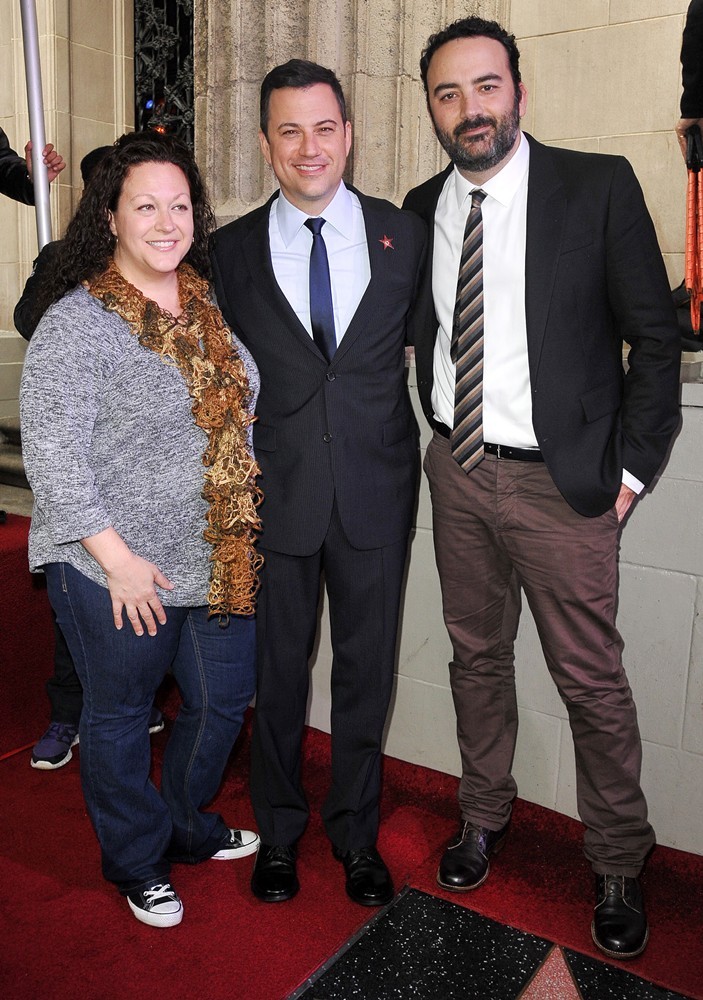 Jill Kimmel;Jimmy Kimmel;Jonathan Kimmel;<br>Jimmy Kimmel Honored with A Star on The Hollywood Walk of Fame