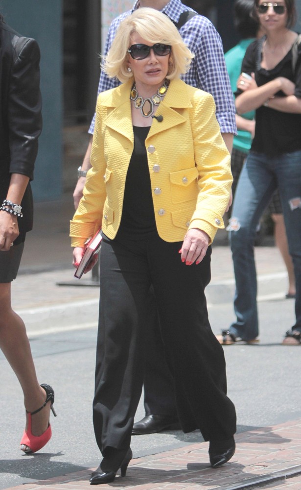 Joan Rivers;<br>Celebrities at The Grove to Appear on Entertainment News Show Extra