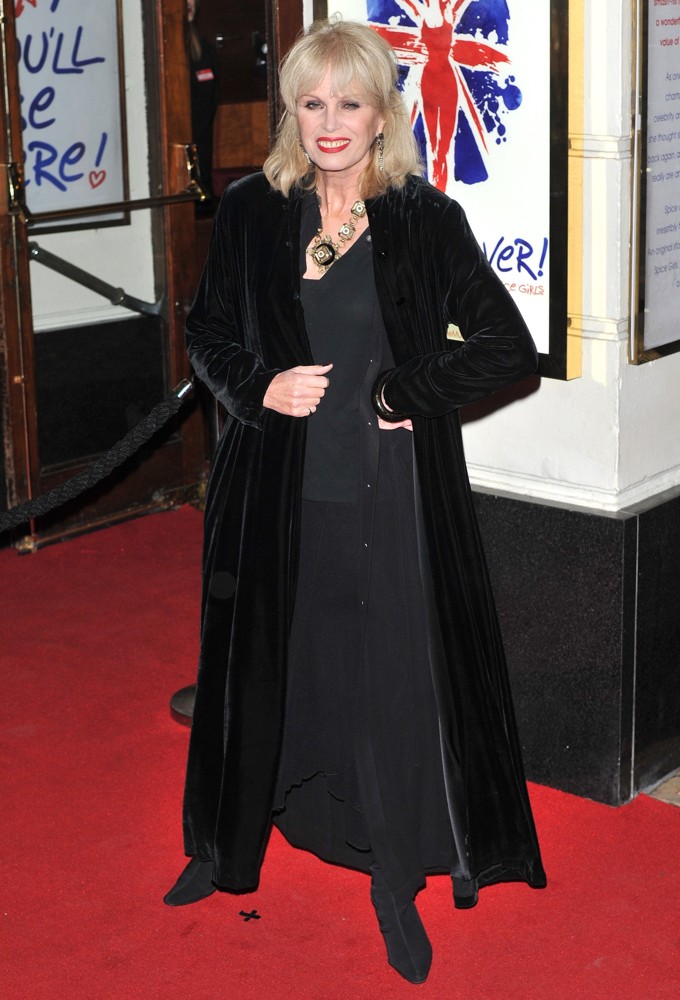 Joanna Lumley;<br>VIVA Forever Spice Girls The Musical - Arrivals