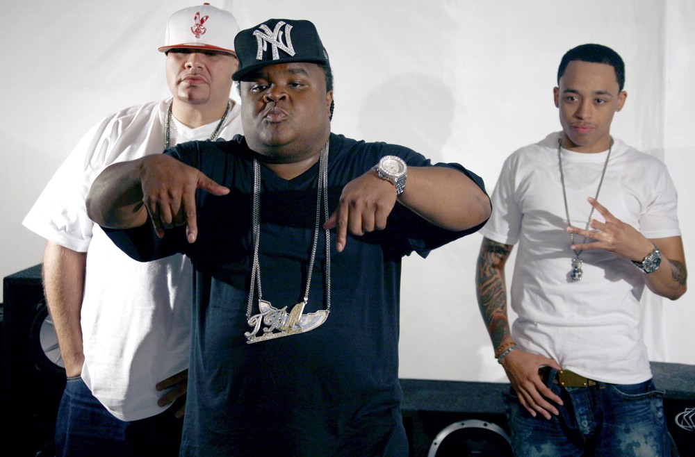 Fat Joe;Fred The Godson;Cory Gunz;<br>On The Set of A New Music Video for Rapper Fred The Godson