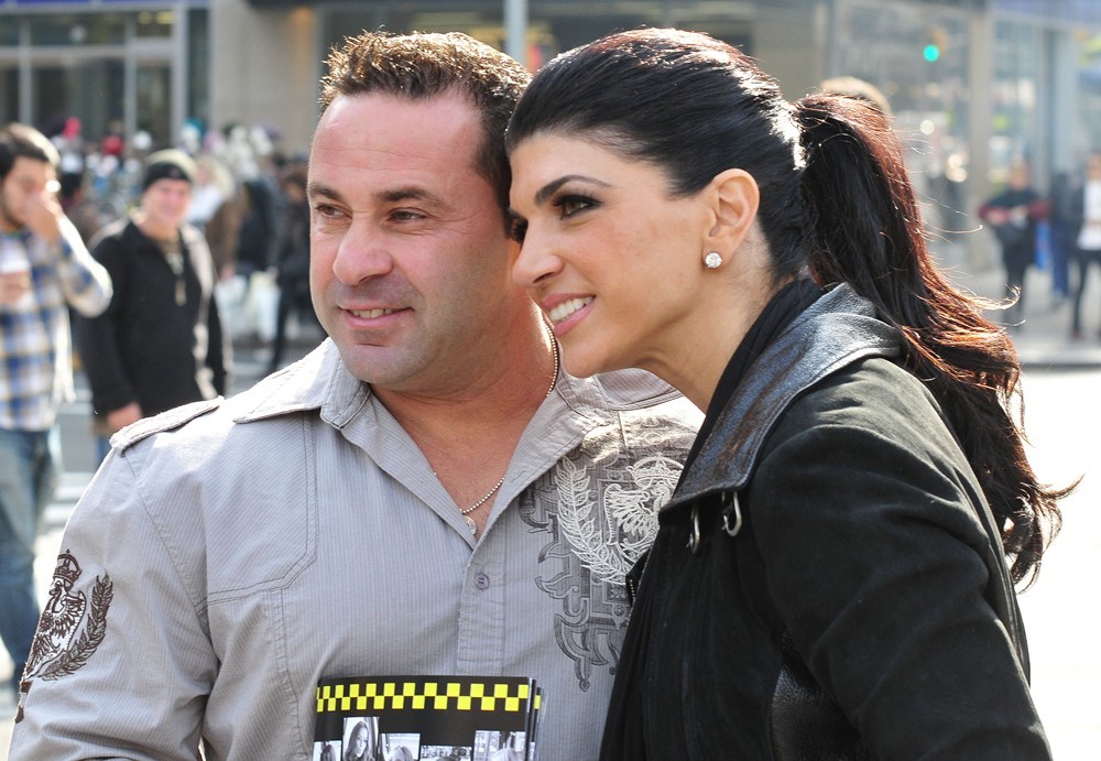 Joe Giudice;Teresa Giudice;<br>Contestants on The Set of Celebrity Apprentice Shooting