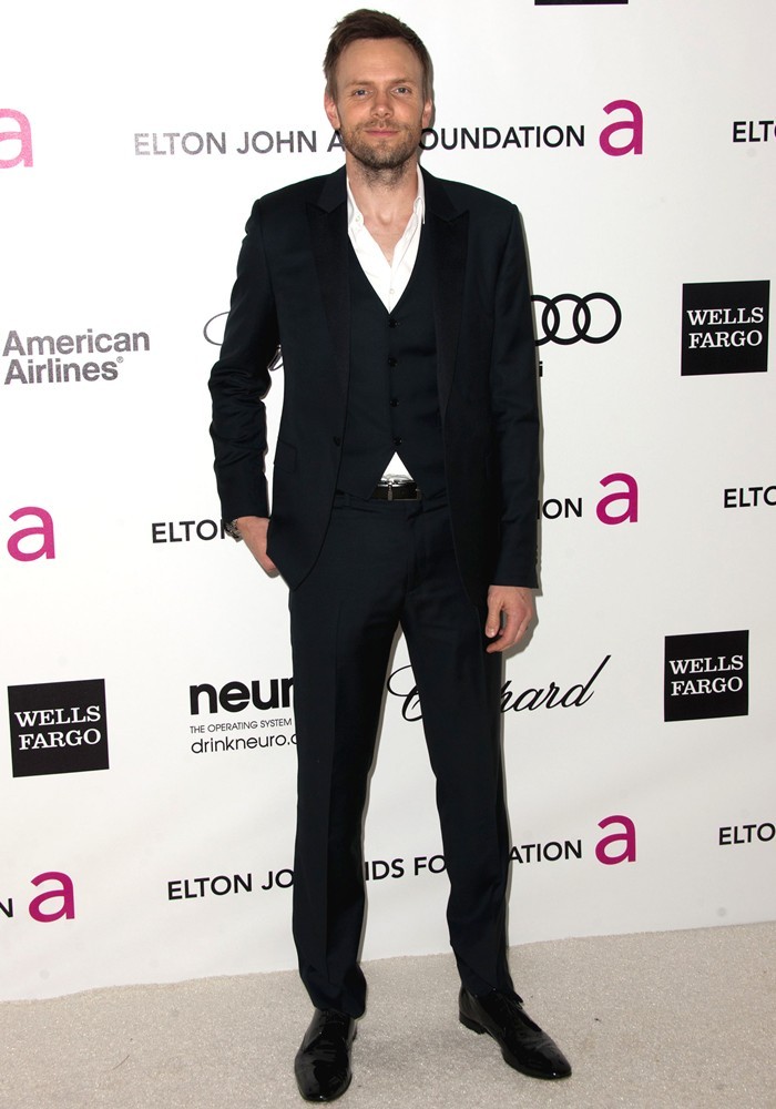 Joel McHale;<br>The 20th Annual Elton John AIDS Foundation's Oscar Viewing Party - Arrivals