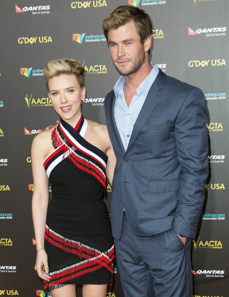 Scarlett Johansson;Chris Hemsworth;<br>2015 G'DAY USA Gala Featuring The AACTA International Awards Presented by Qantas