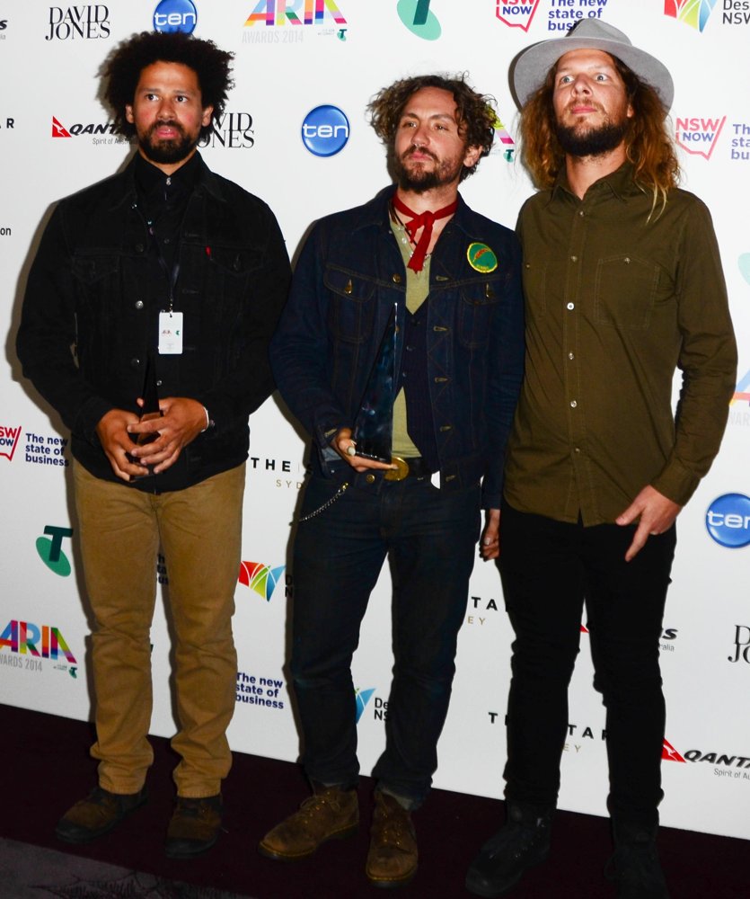 John Butler Trio;<br>28th Annual ARIA Awards - Press Room
