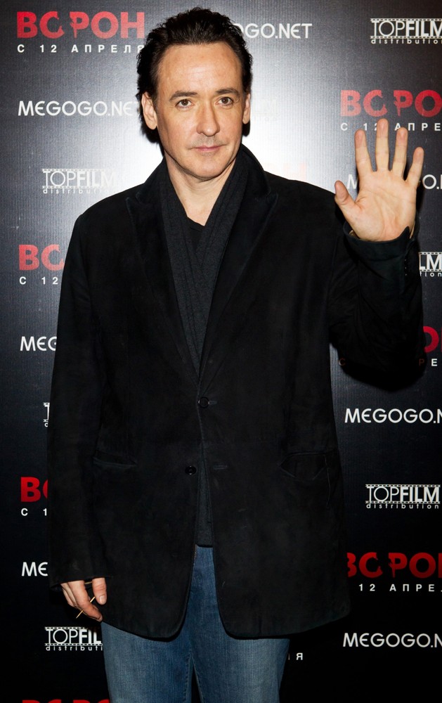 John Cusack;<br>The Russian Press Conference for Film The Raven