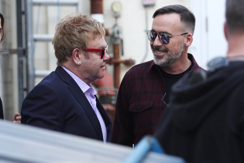 Elton John Spotted Shoe Shopping