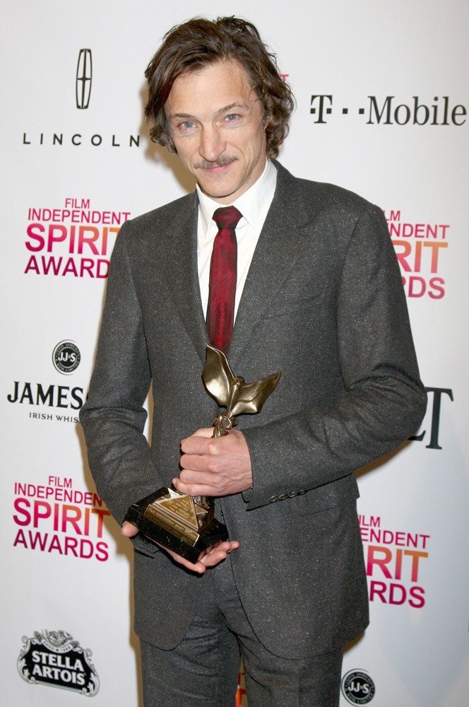 John Hawkes;<br>2013 Film Independent Spirit Awards - Press Room