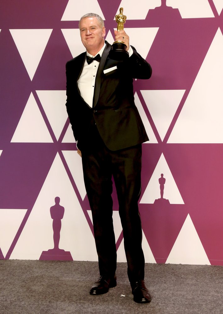 John Ottman;<br>91st Annual Academy Awards - Press Room