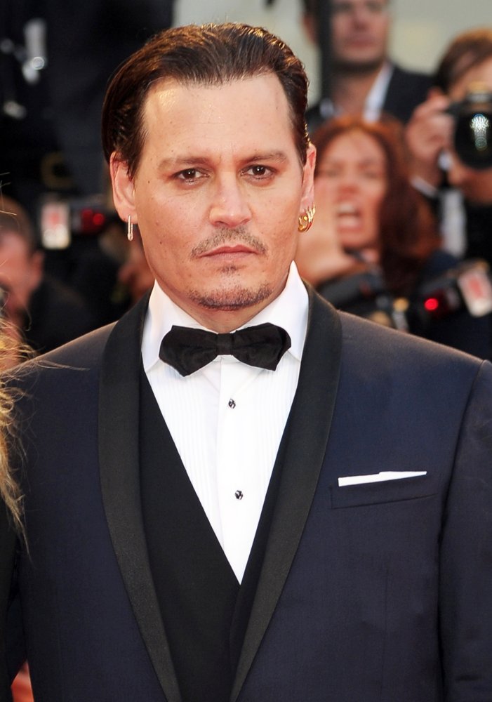 Johnny Depp;<br>72nd Venice Film Festival - Black Mass - Premiere