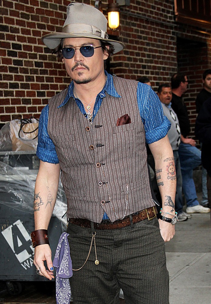 Johnny Depp;<br>The Late Show with David Letterman - Arrivals