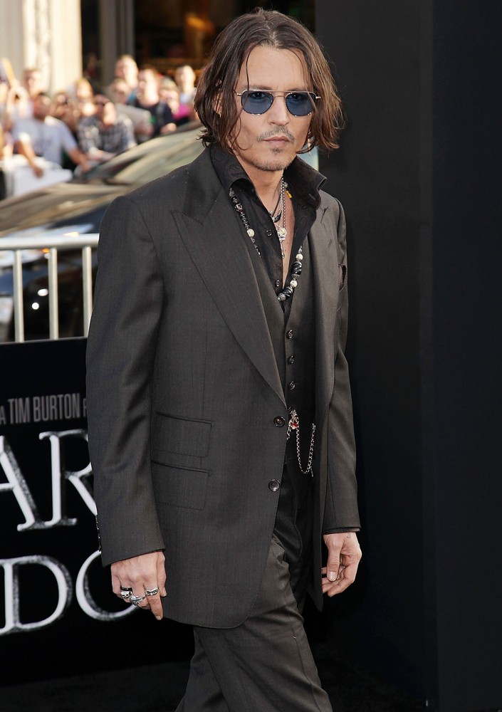 Johnny Depp;<br>Dark Shadows Premiere