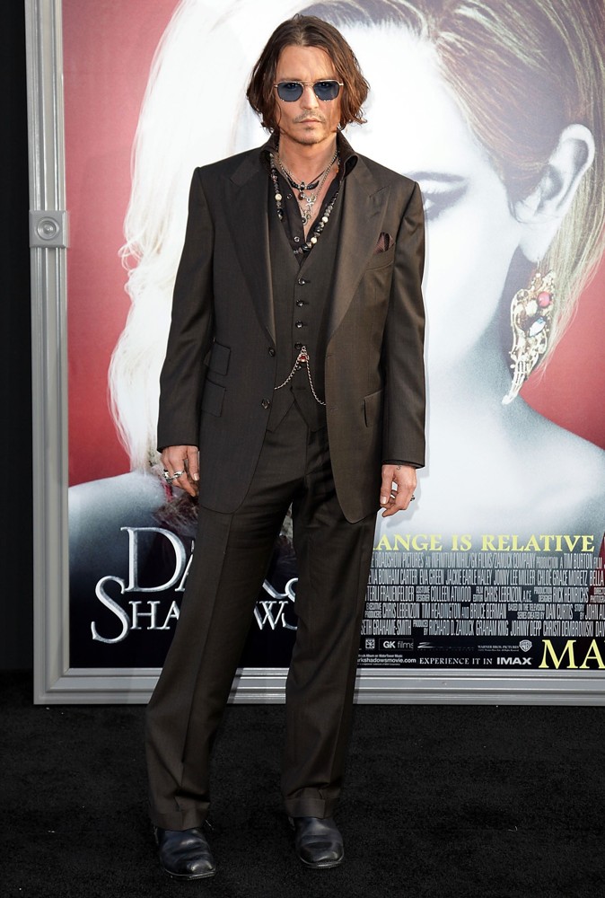 Johnny Depp;<br>Dark Shadows Premiere
