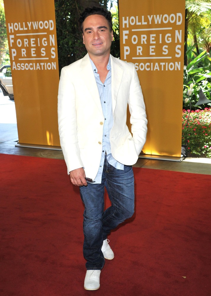 Johnny Galecki;<br>The 2011 Hollywood Foreign Press Association Luncheon - Arrivals
