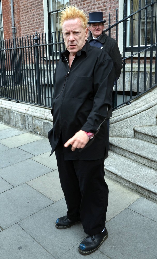 Johnny Rotten;<br>Johnny Rotten Out and About in Dublin