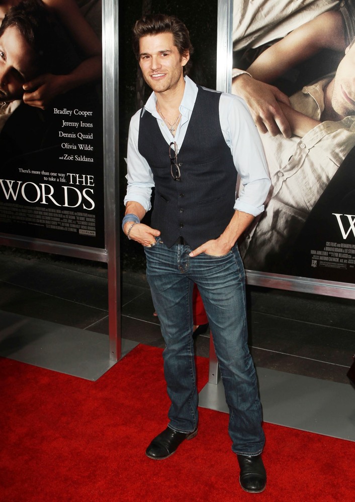 Johnny Whitworth;<br>The Premiere of CBS Films' The Words - Red Carpet