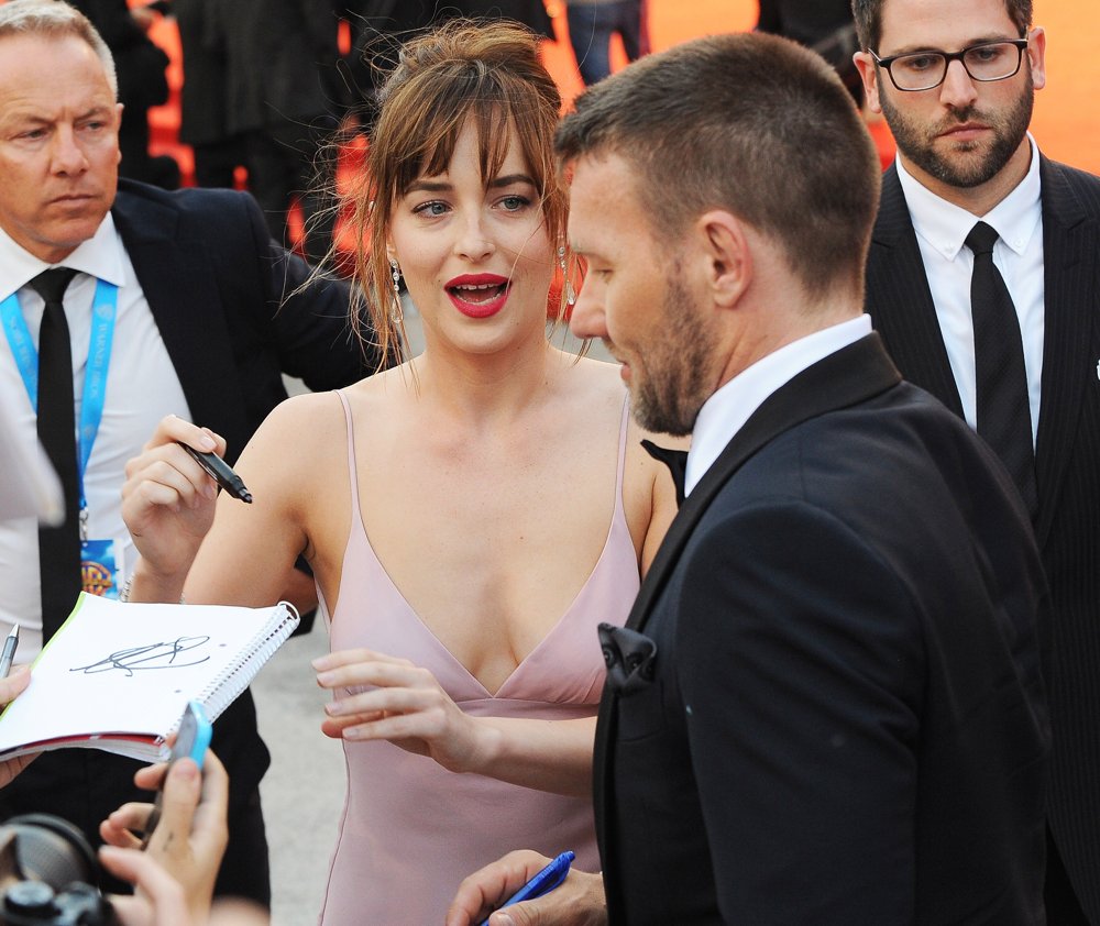 Dakota Johnson;Joel Edgerton;<br>72nd Venice Film Festival - Black Mass - Premiere
