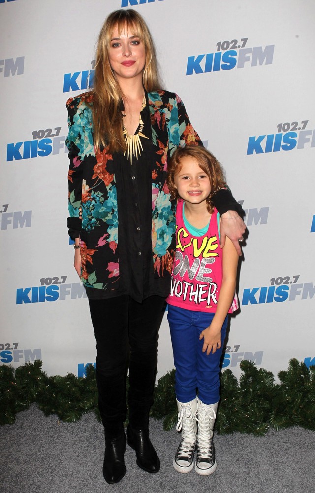 Dakota Johnson;Maggie Elizabeth Jones;<br>KIIS FM's Jingle Ball 2012 - Arrivals