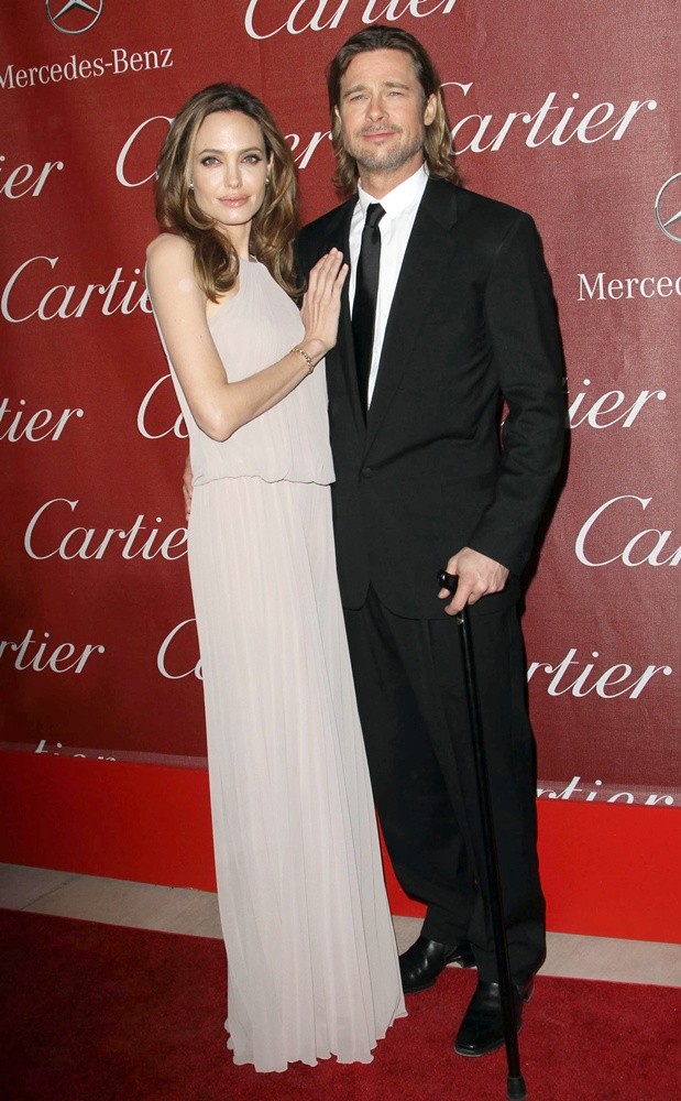 Angelina Jolie;Brad Pitt;<br>The 23rd Annual Palm Springs International Film Festival Awards Gala - Arrivals