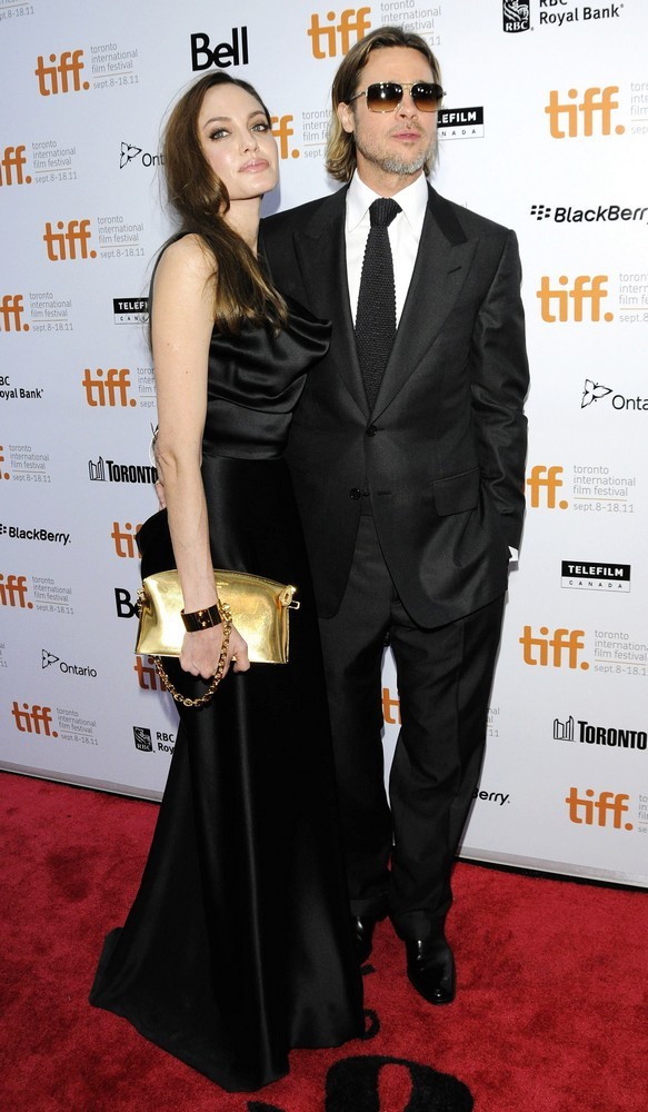Angelina Jolie;Brad Pitt;<br>36th Annual Toronto International Film Festival - Moneyball - Premiere