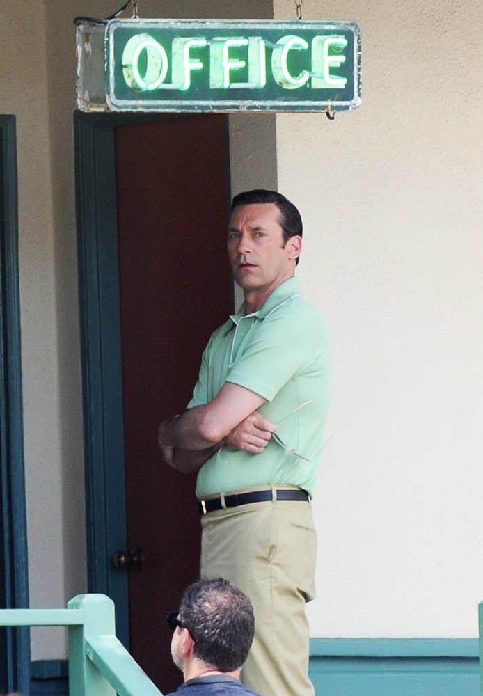 Jon Hamm;<br>Mad Men Filming