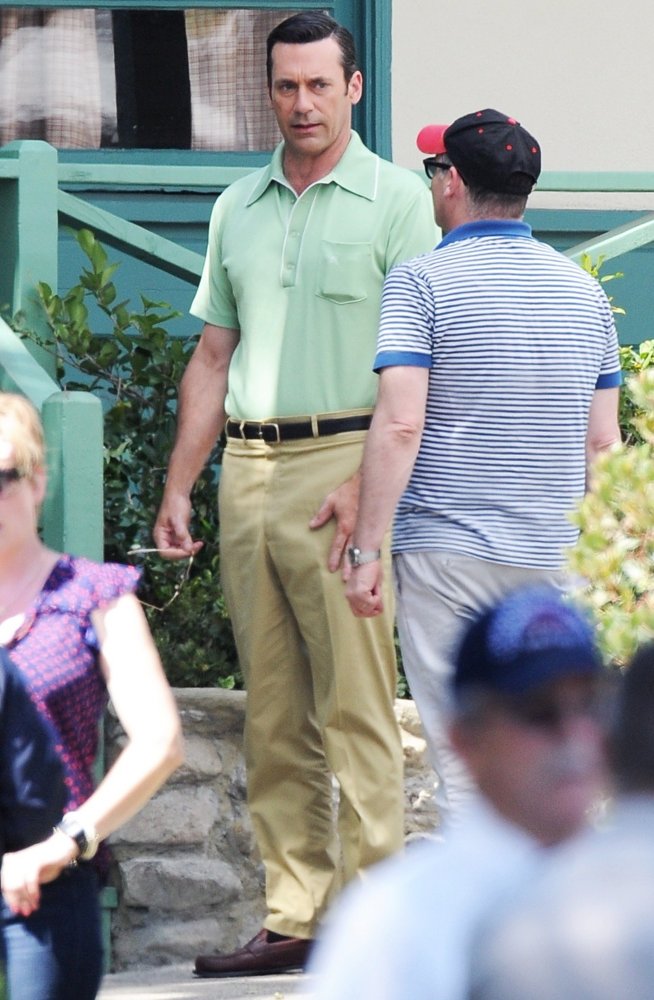 Jon Hamm;<br>Mad Men Filming