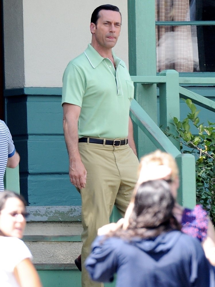 Jon Hamm;<br>Mad Men Filming