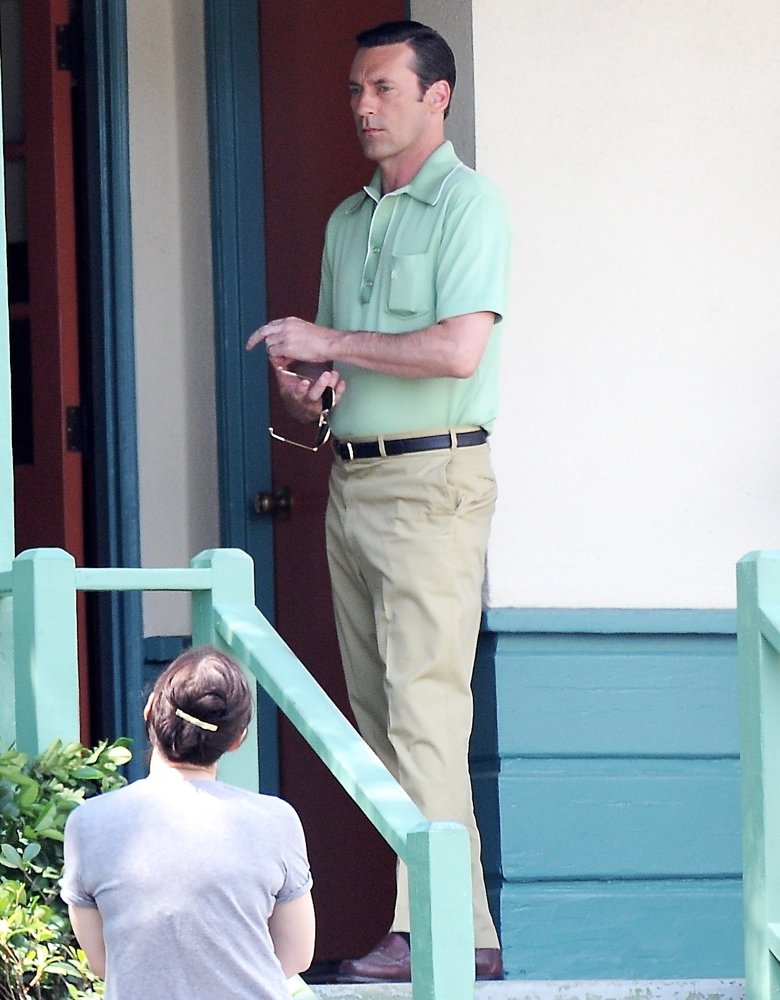 Jon Hamm;<br>Mad Men Filming