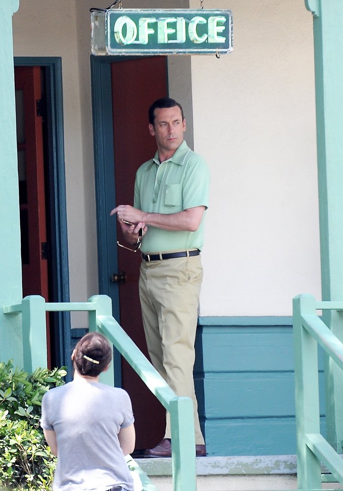 Jon Hamm;<br>Mad Men Filming