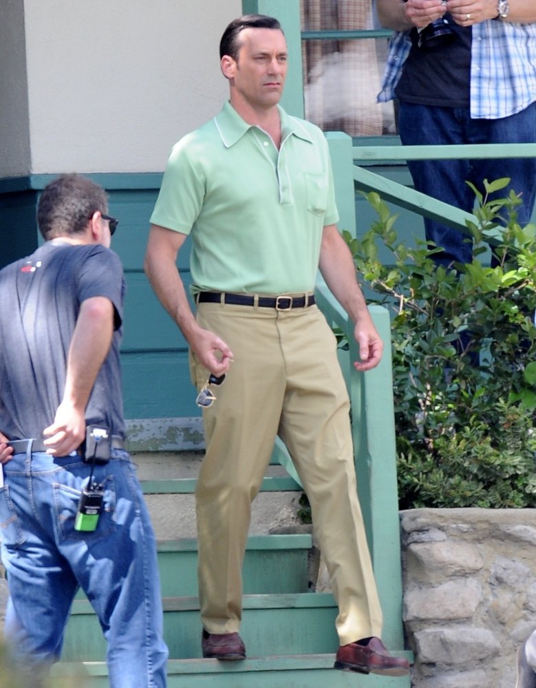 Jon Hamm;<br>Mad Men Filming