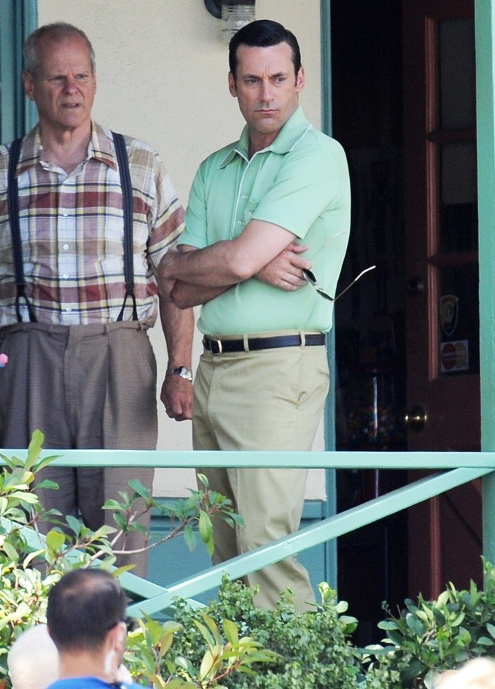 Jon Hamm;<br>Mad Men Filming