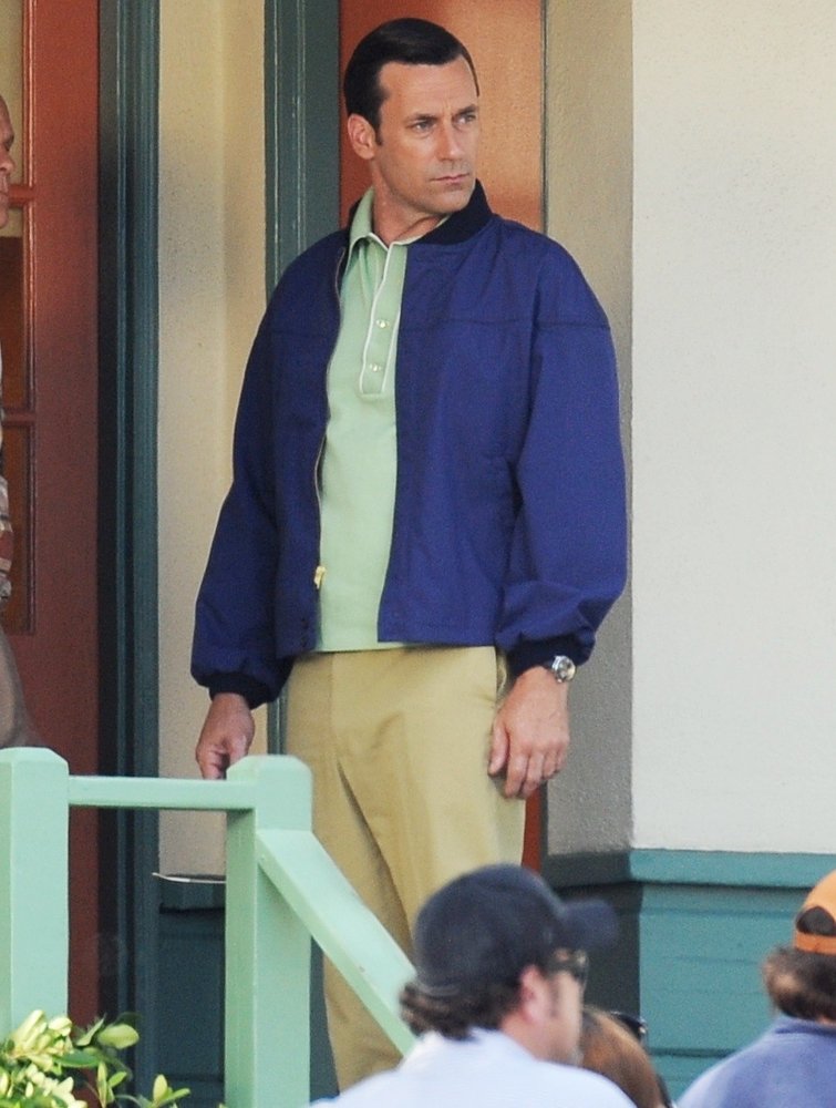 Jon Hamm;<br>Mad Men Filming