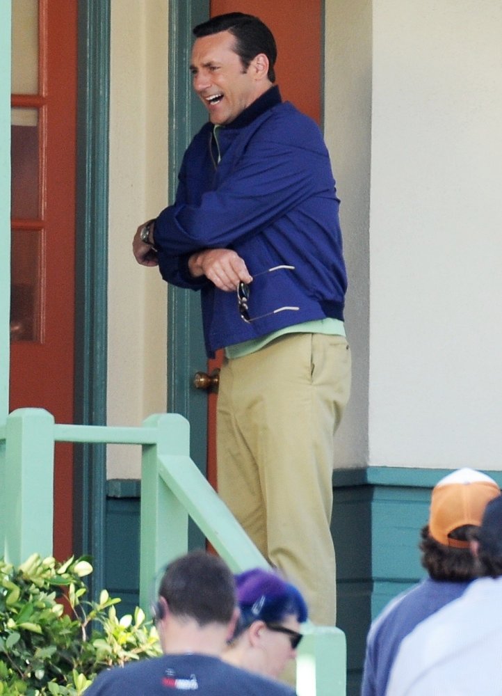 Jon Hamm;<br>Mad Men Filming